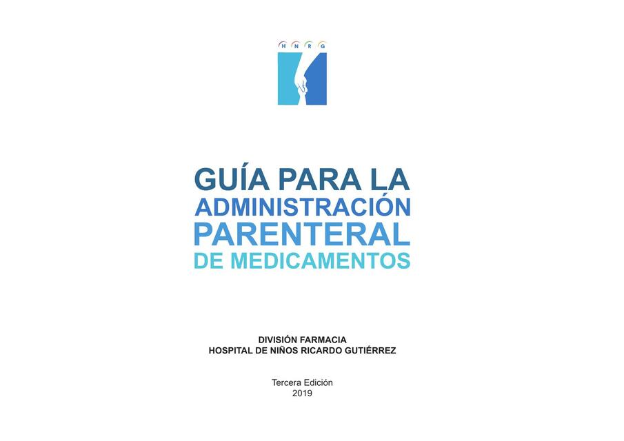 Guia para la administración parenteral de medicamentos