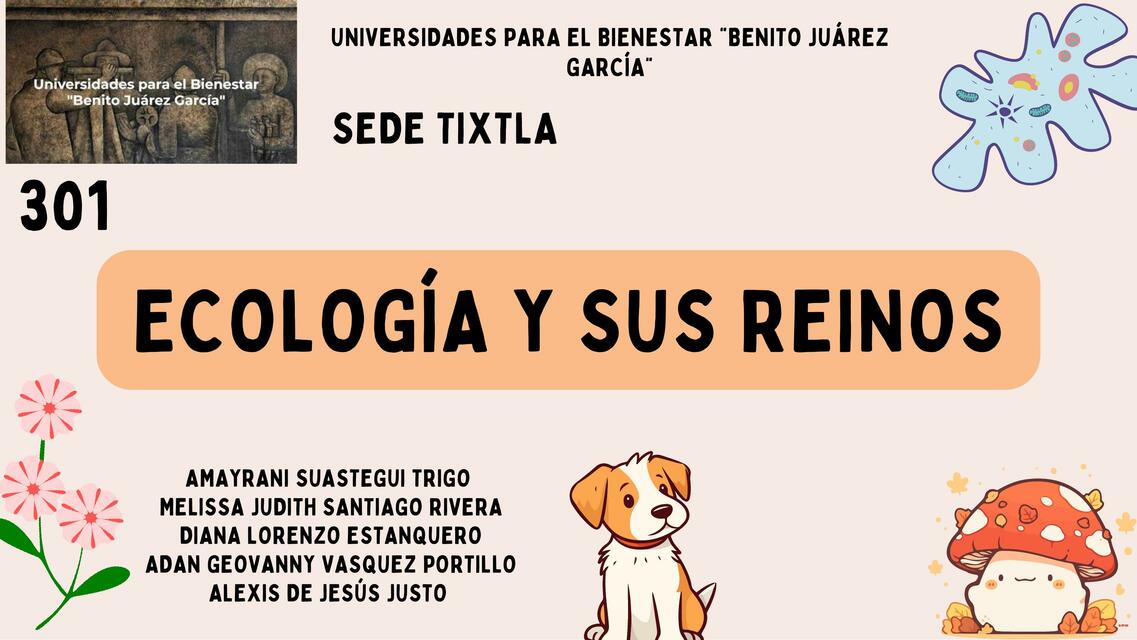 Ecología y sus reinos