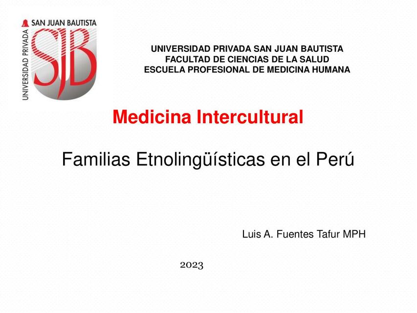 Familias Etnolingüísticas en el Perú zaida jesus uDocz