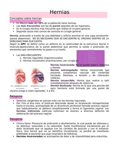 Hernias 