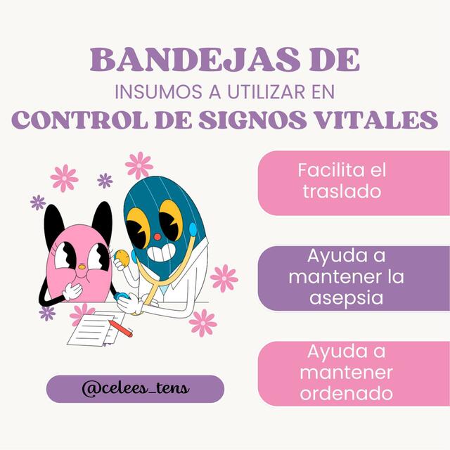 Bandeja control signos vitales 🩺