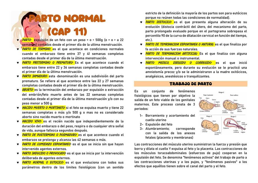 PARTO NORMAL (Schwartz)