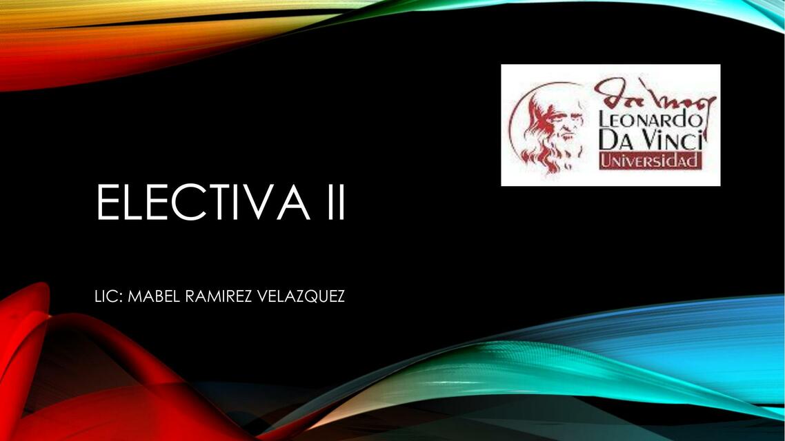 CLASE IV ELECTIVA