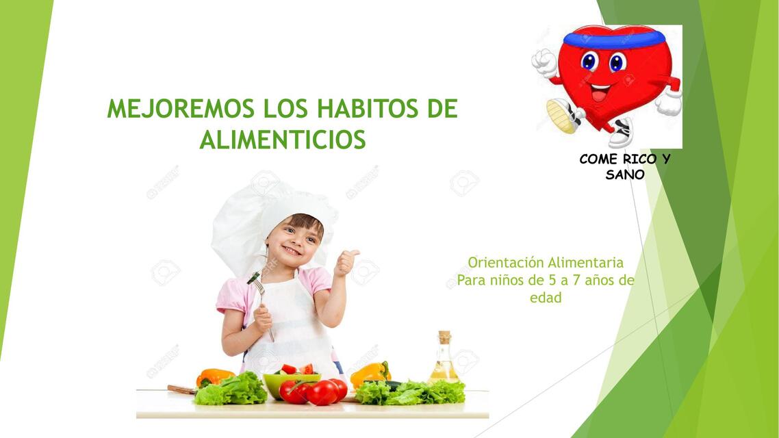 Mejoremos los hábitos de Alimentación 