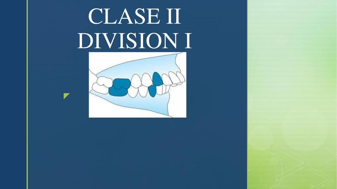 Clase II División I  