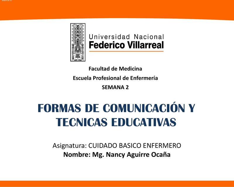 Formas de comunicación y técnicas educativas