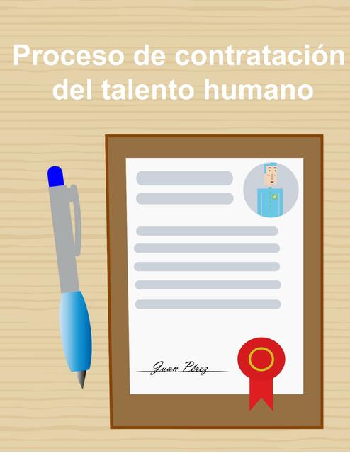 Proceso de contratación del talento humano