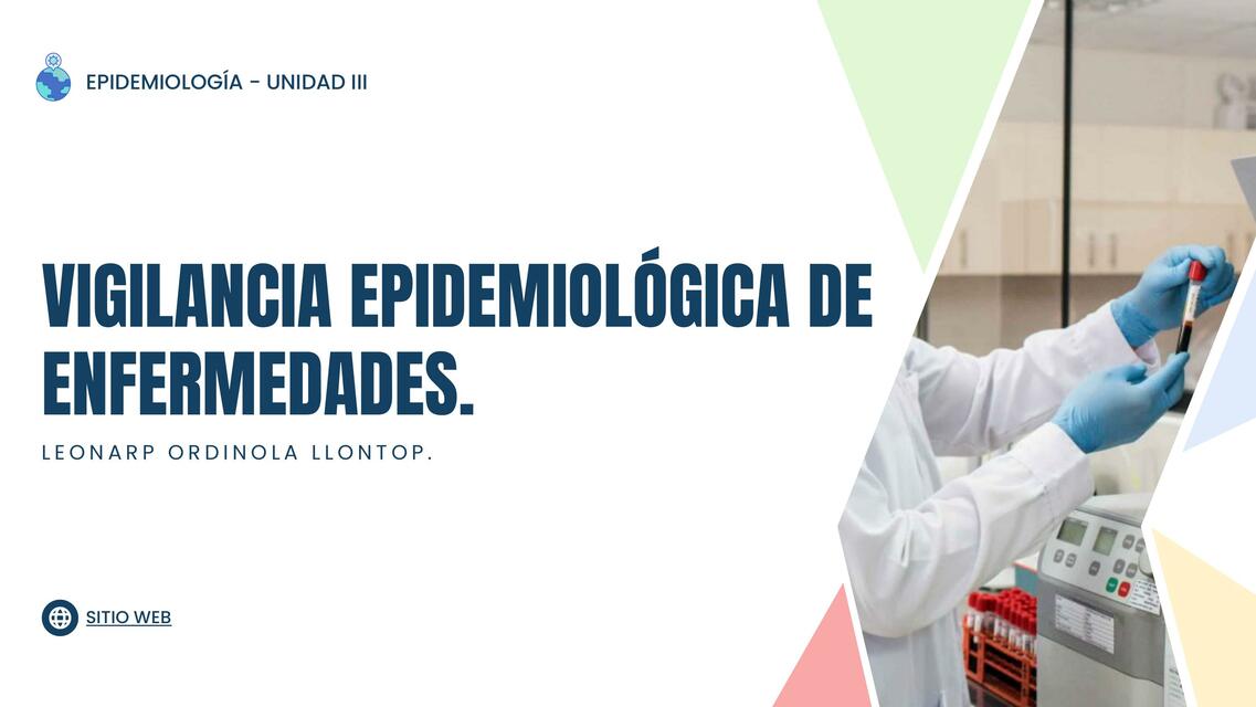 EPIDEMIOLOGÍA UNIDAD 3