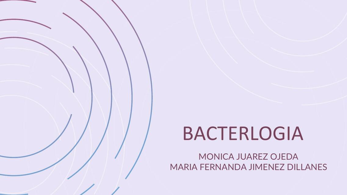 Bacterologia genero