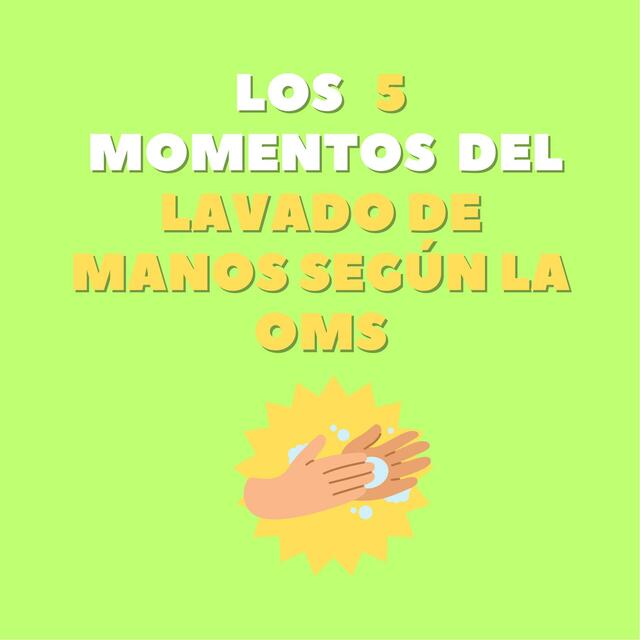 5 momentos del lavado de manos - @thesophynurse