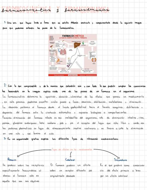 Farmacodinamica y fármacocinetica