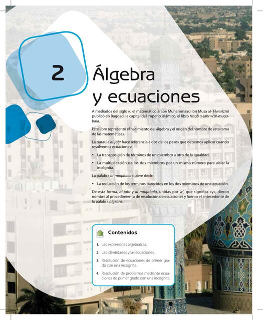 Álgebra y ecuaciones