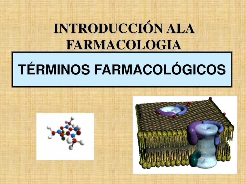 Introducción a la Farmacología