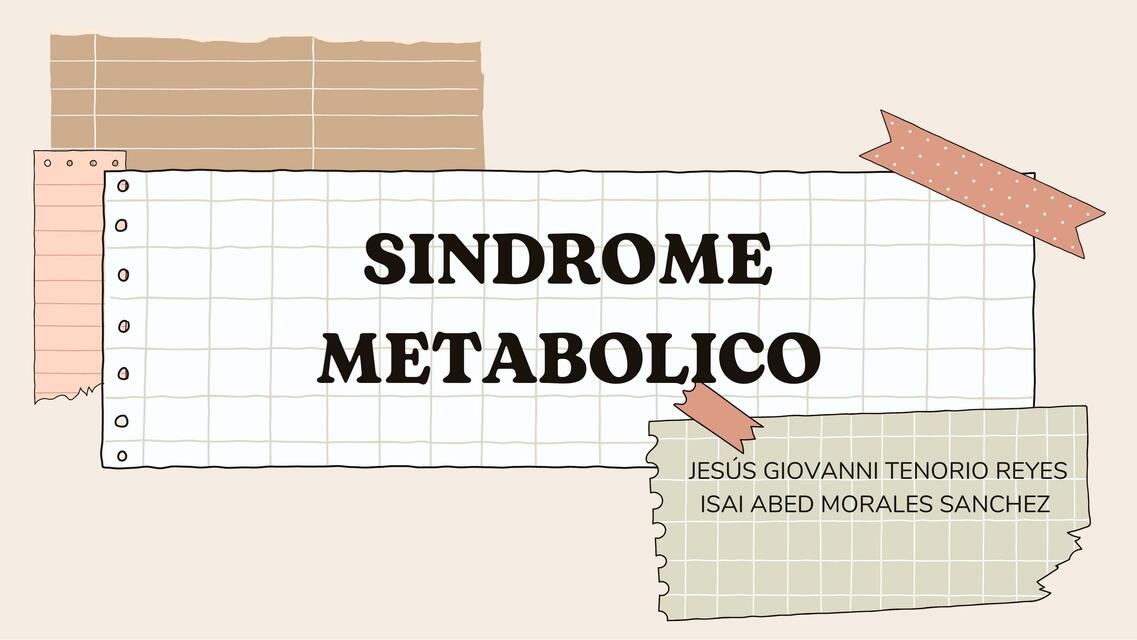 SINDROME METABOLICO