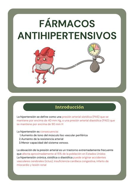 Fármacos Antihipertensivos