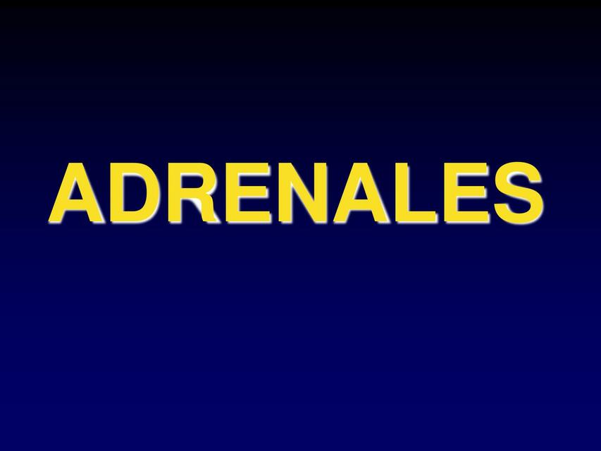 Adrenales