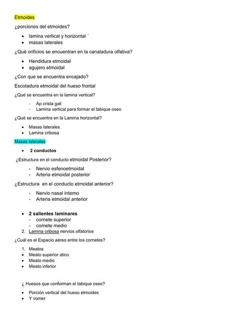 Anatomía 2da evaluación