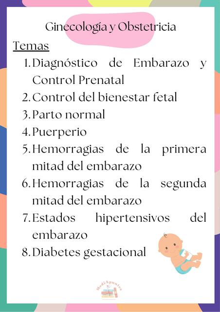 Ginecología y Obstetricia