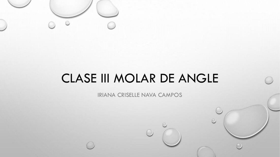 Molar de Angle 