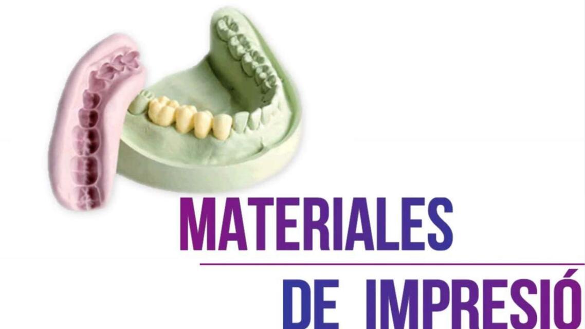 Materiales de Impresión 