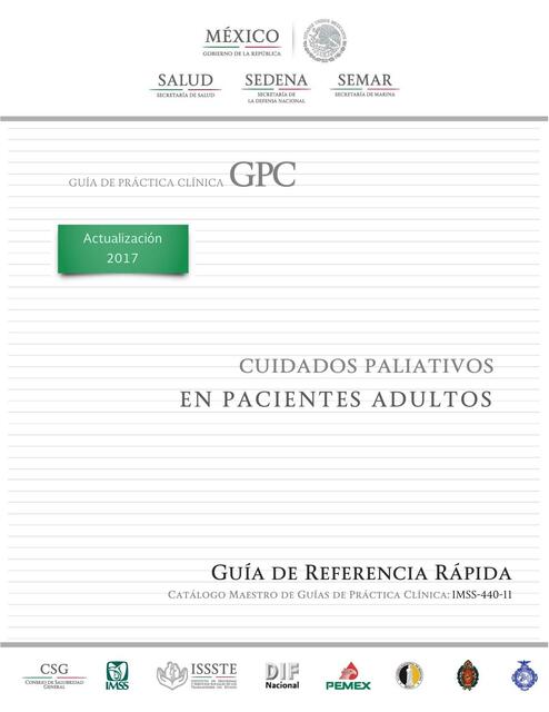 Cuidados Paliativos en Pacientes Adultos 