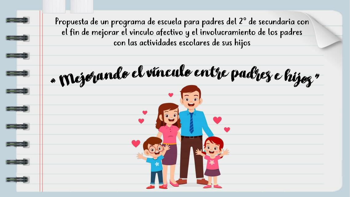 Vinculación afectiva entre padres y estudiantes