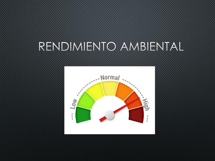 Rendimiento ambiental