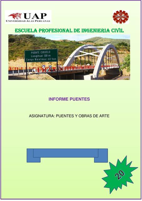 PUENTES DE CAJAMARCA Y DEL PERU