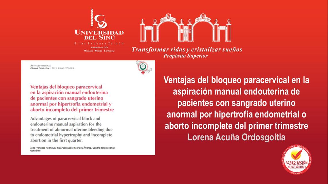 Hiperplasia endometrial  