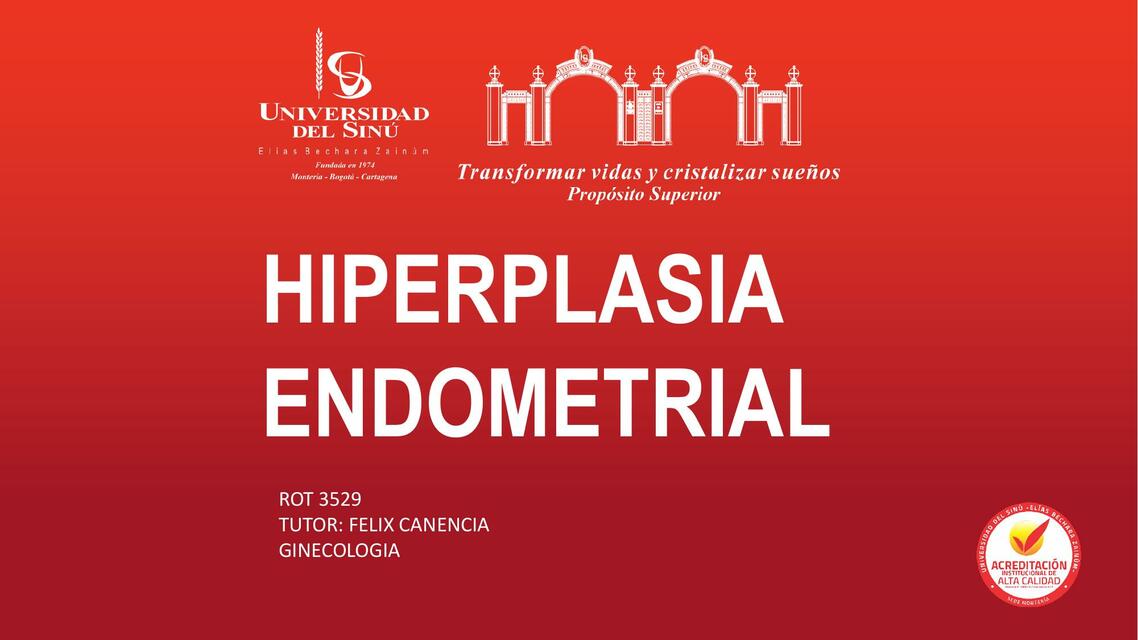 Hiperplasia endometrial