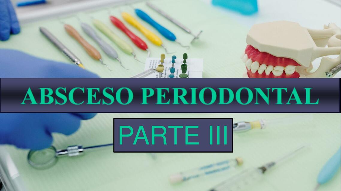 Absceso periodontal 