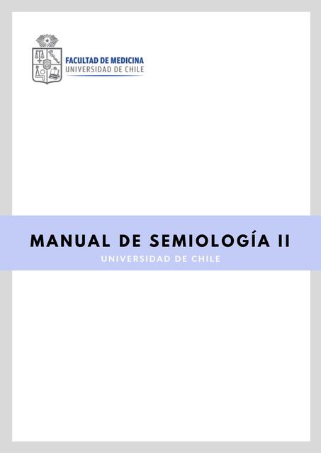 Manual de Semiología II final 