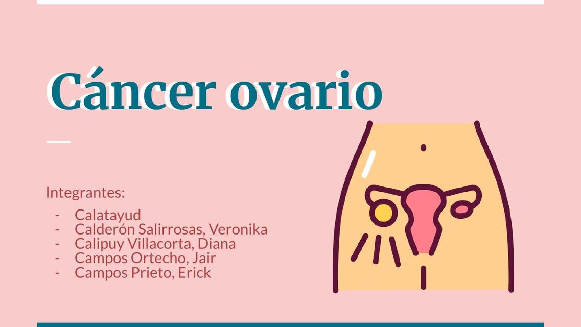  Cáncer ovario 