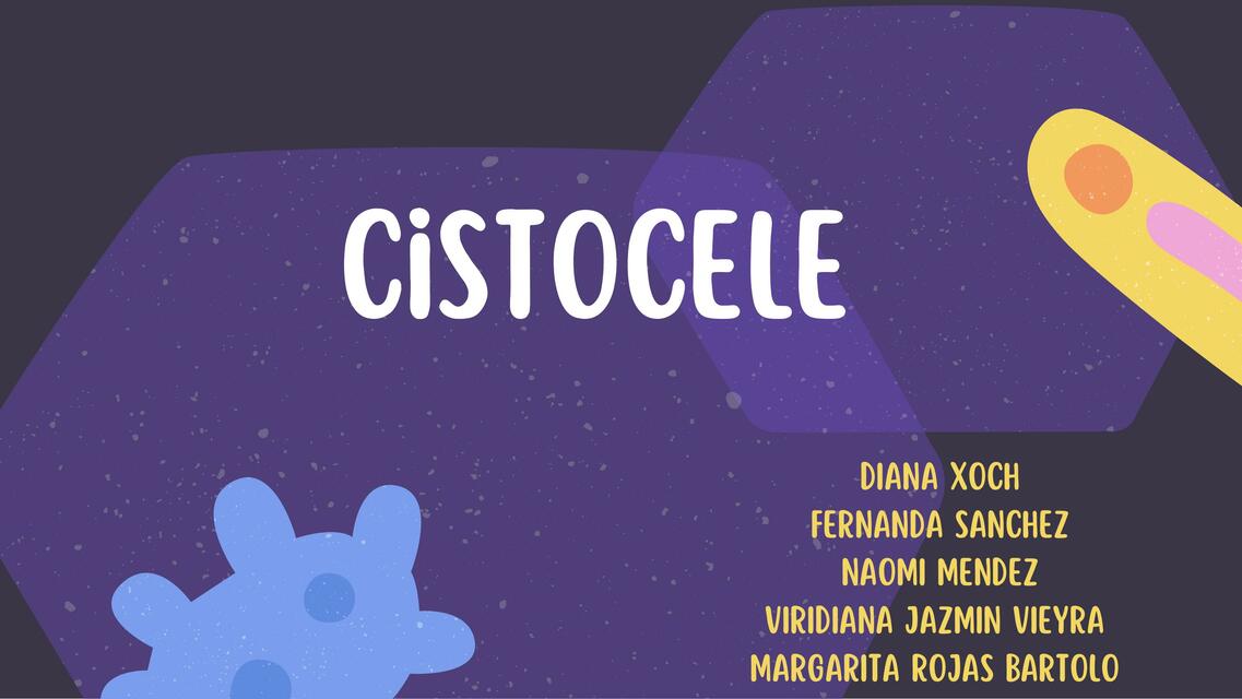 Cistocele 