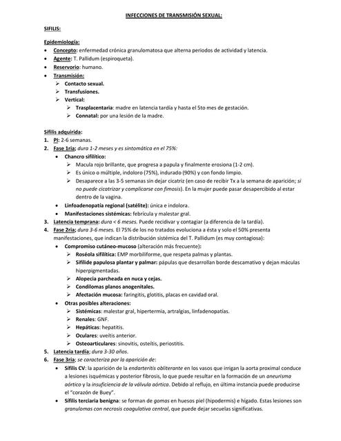 Infecciones de transmisión sexual