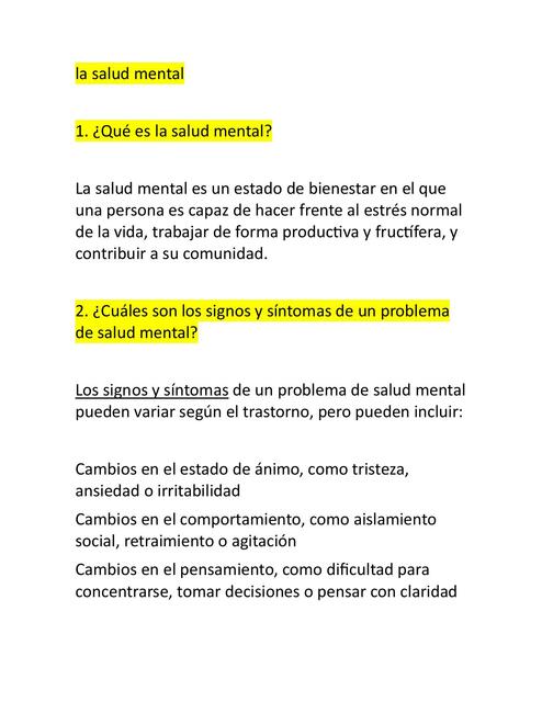 preguntas de salud mental