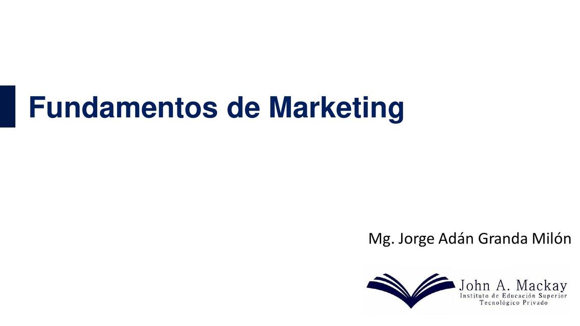 Fundamentos de Marketing