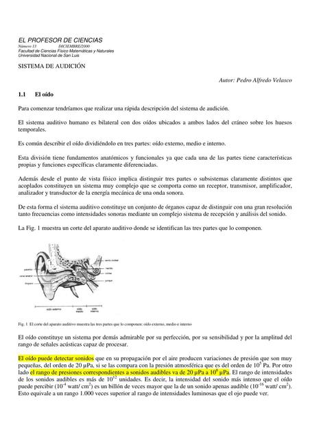 Física Biomédica dela Audición