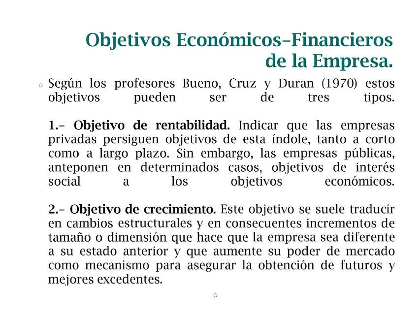 Conceptos básicos y objetivos