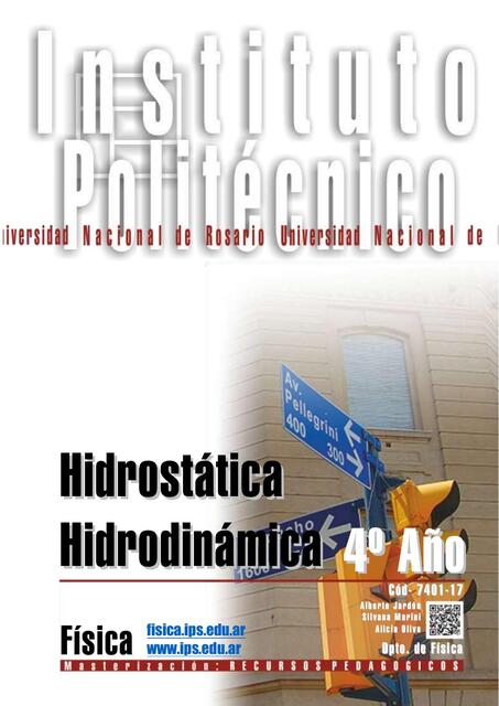  Hidrostática Hidrodinámica