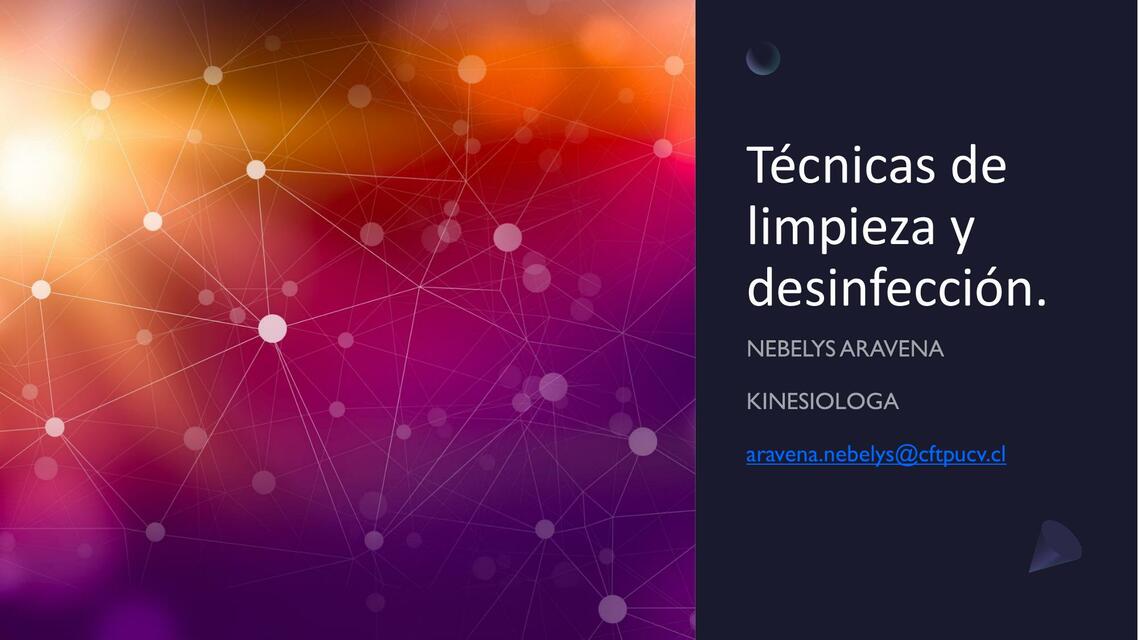 Técnicas de Limpieza y Desinfección 