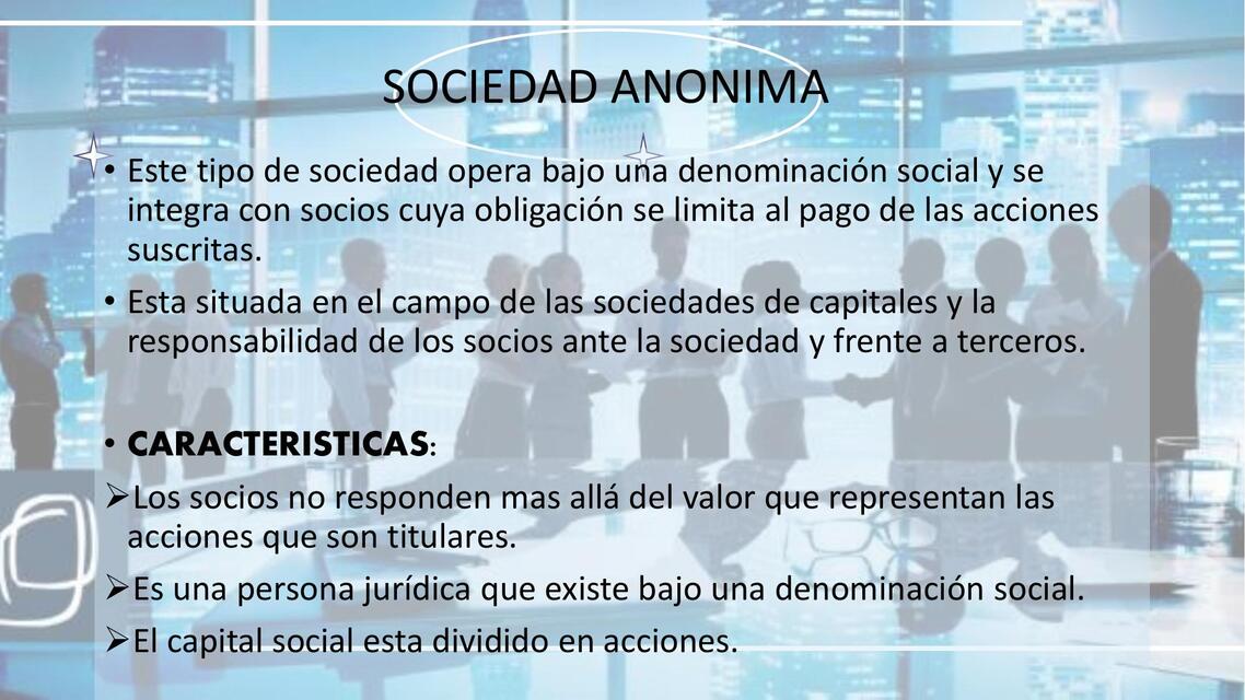 Sociedad Anonima 