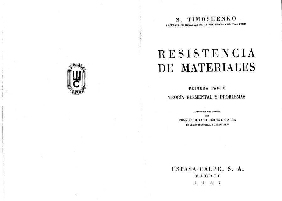 Timoshenko Resistencia de materiales