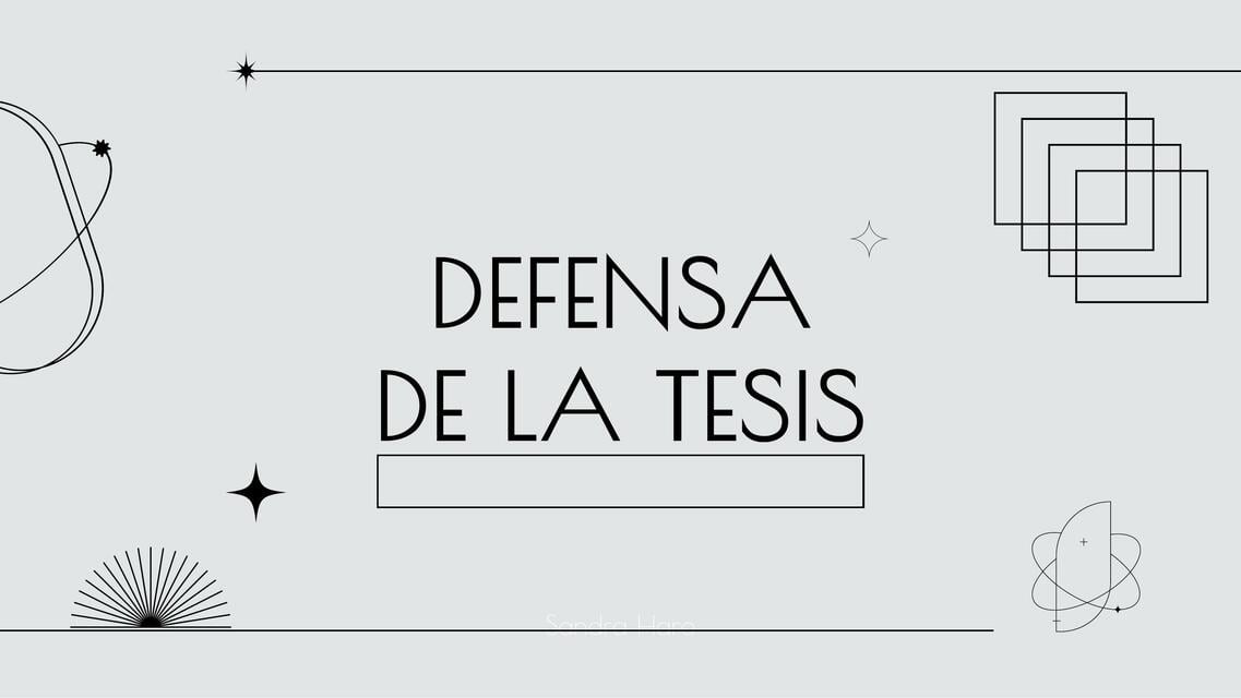 PPT Defensa de la Tesis Moderna Gris | greyssnic | uDocz