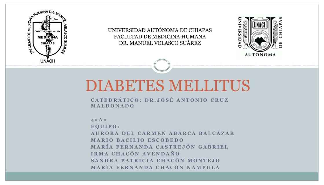 Diabetes Mellitus 