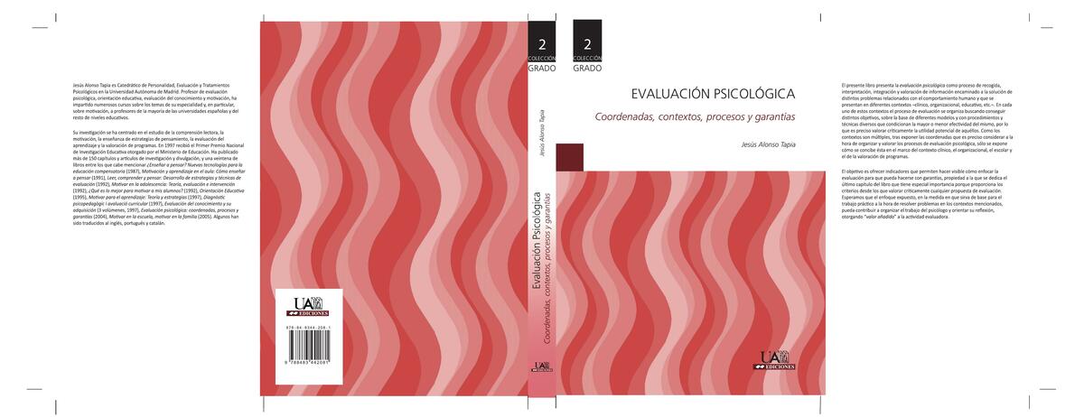 Evaluación Psicológica Alonso Tapia