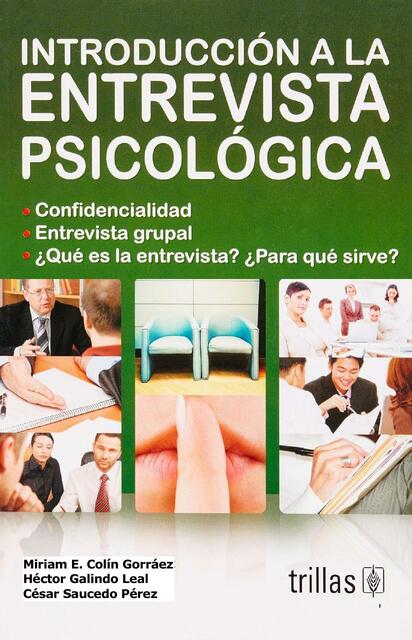 INTRODUCCIÓN A LA ENTREVISTA PSICOLÓGICA