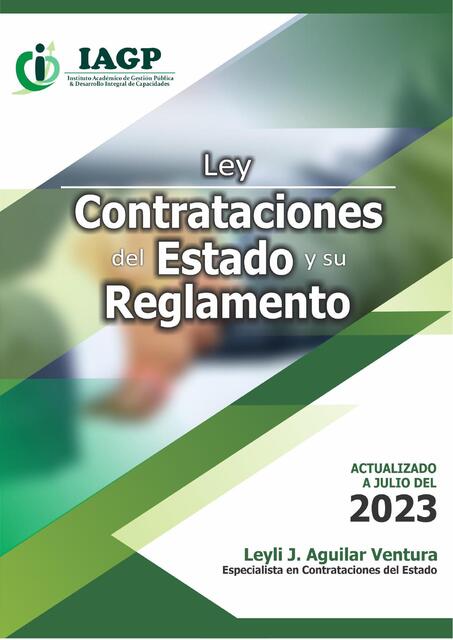 Ley Contrataciones Del Estado | RENATHO | UDocz