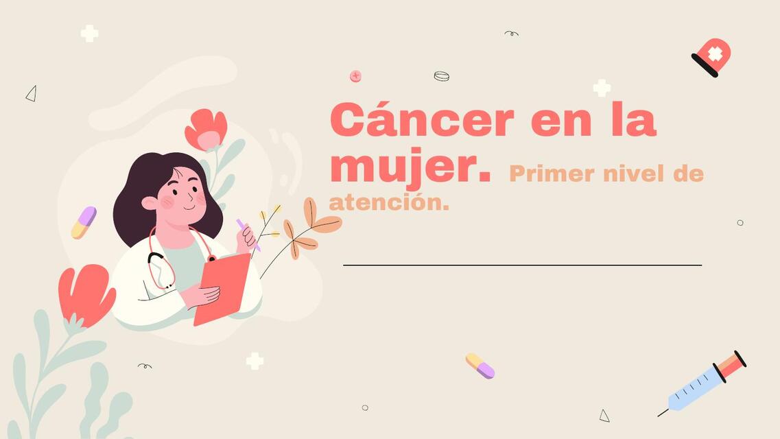 Cáncer en la mujer  