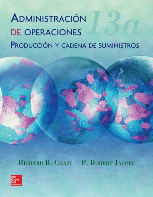 Administracion de Operaciones Produccion y Cadena